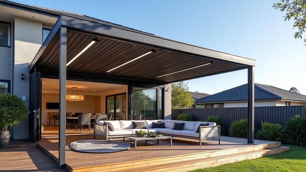pergola roofing options melbourne